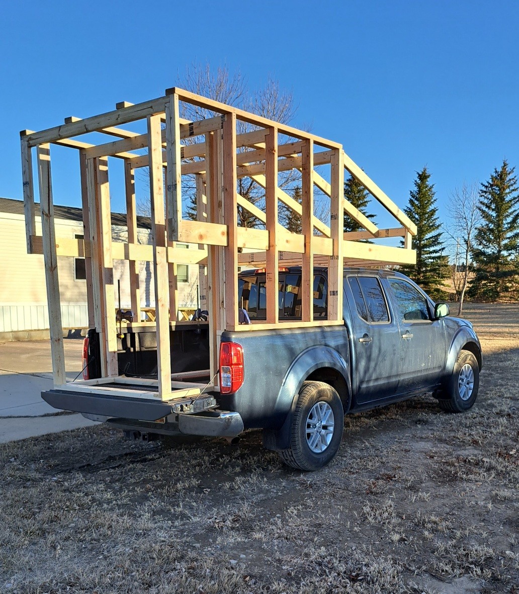 Camper frame on Frontier