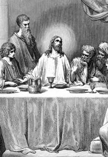 Jesus And The Disciples At The Last Supper   Cropped